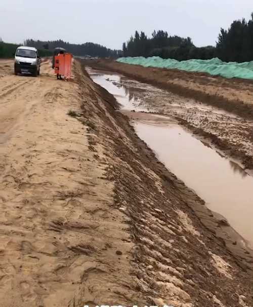 滨州博兴县河道降水